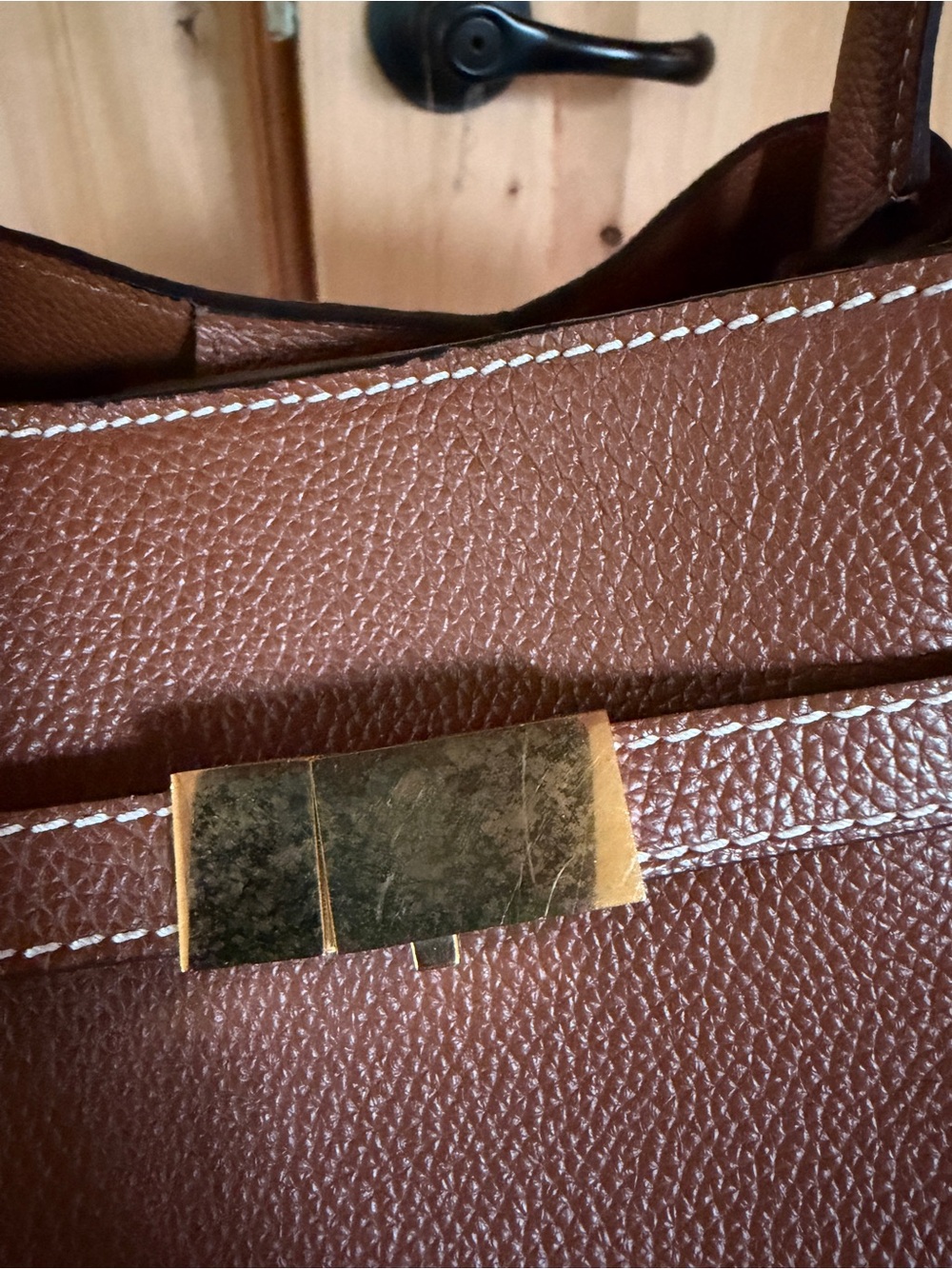 DeMellier 'The New York' Tote in Tan Grain Leather - Picture 5 of 15